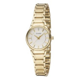 Ladies quartz Accurist gold plated bracelet watch. LB1864W