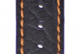 Hirsch 'Jumper' Black Leather Strap, 22mm