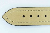 Hirsch 'Buffalo' L 24mm Black Leather Strap 