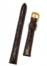Genuine Brown Crocodile Skin Watch Strap 10mm