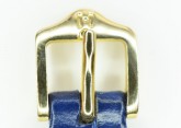 Hirsch 'LouisianaLook' M Blue Leather Strap, 14mm