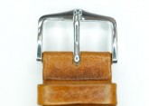 Hirsch 'Forest' Golden Brown Soft Calfskin Leather Strap,M, 18mm