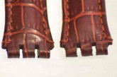 Swatch Golden Brown Leather Irony Watch Strap 'Golden Brown'