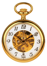 Royal London Open Face Mechanical Pocket Watch 90002-02