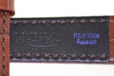 Hirsch 'Grand Duke' High Tech 24mm  Mid Brown Leather Strap 