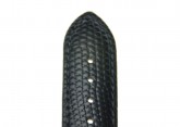 Hirsch 'Rainbow' M Black Leather Strap, 10mm
