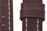 Hirsch 'Trapper' Brown Leather Strap, 22mm