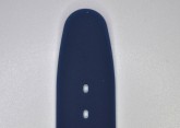 Hirsch Luna, Watch Strap for Swatch in Blue, 16mm, Plastic Buckle 