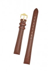 Hirsch 'Highland' M Brown, leather watch strap 12mm