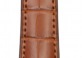 Hirsch 'London' M Golden Brown Leather Strap, 17mm
