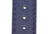 Hirsch 'Runner' 20mm Blue Leather Strap 