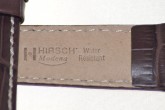 Hirsch 'Modena' Brown Leather Strap, 22mm