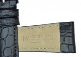 Hirsch 'Aristocrat' 16mm Black Leather Strap 