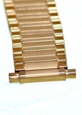 Gold plated expanding watch bracelet 20-22mm (style1)