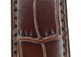 Hirsch 'LouisianaLook' Brown Leather Strap, 16mm