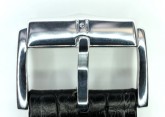Hirsch 'Princess' Black Leather Strap, 20mm