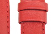 Hirsch 'Runner' 20mm Red Leather Strap 
