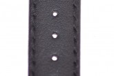 Hirsch 'Runner' 22mm Black Leather Strap 