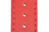 Hirsch 'Runner' 20mm Red Leather Strap 