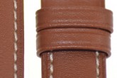 Hirsch 'Heavy Calf' 20mm  Golden Brown Leather Strap 