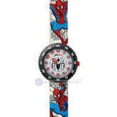 Boys Flik Flak Spiderman Webhead Strap Watch FFL007