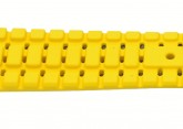 Hirsch 'Andy' Performance 20mm Black and Yellow Strap