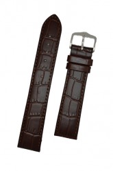 Hirsch 'LouisianaLook' Brown Leather Strap, 18mm