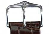 Hirsch 'LouisianaLook' Brown Leather Strap, 18mm