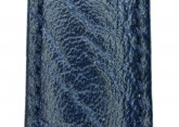 Hirsch 'Highland' L Blue, leather watch strap 22mm