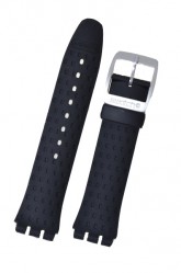 Swatch Black Rubber Big Irony Watch Strap 'Wildly'  