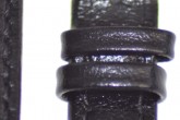 Hirsch 'Osiris' Black Leather Strap, 13mm