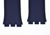Swatch Black Rubber Skin Strap  Black Classiness