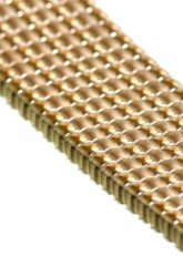 Gold plated expanding watch bracelet 20-22mm