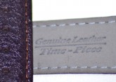 Padded Buffalo Brown Leather Watch Strap 20mm