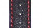 Hirsch 'Jumper' Black Leather Strap, 20mm