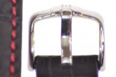 Hirsch 'Grand Duke' XL High Tech 20mm Black Leather Strap 