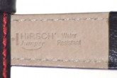 Hirsch 'Jumper' Black Leather Strap, 22mm