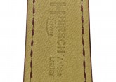 Hirsch 'Siena' M Burgundy, 18mm  Tuscan Leather Strap 