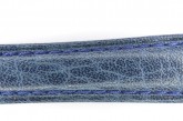 Hirsch 'Camelgrain' 12mm Blue Leather Strap 