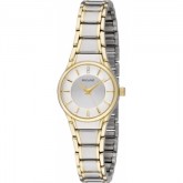 Ladies quartz Accurist bi-colour bracelet watch. LB1865S