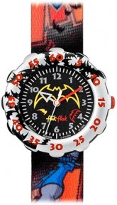 Boys Flik Flak Batman Brave & The Bold Strap Watch FLS013