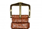 Hirsch 'Regent' M Golden Brown Leather Strap, 19mm