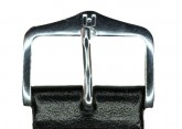 Hirsch 'Umbria ' L Black Leather Strap, 20mm