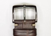 Hirsch 'Viscount' Brown Leather Strap, 20mm