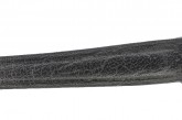 Hirsch 'Camelgrain' 14mm Black Leather Strap