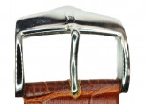 Hirsch 'Modena' Golden Brown Leather Strap, 24mm
