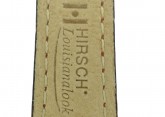 Hirsch 'LouisianaLook' M Golden Brown Leather Strap, 14mm