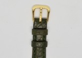 Bella Green Leather Watch Strap 12mm