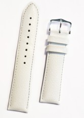 Hirsch 'Kansas' White Calf Leather Strap, 22mm