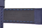 Hirsch 'Runner' 20mm Blue Leather Strap 